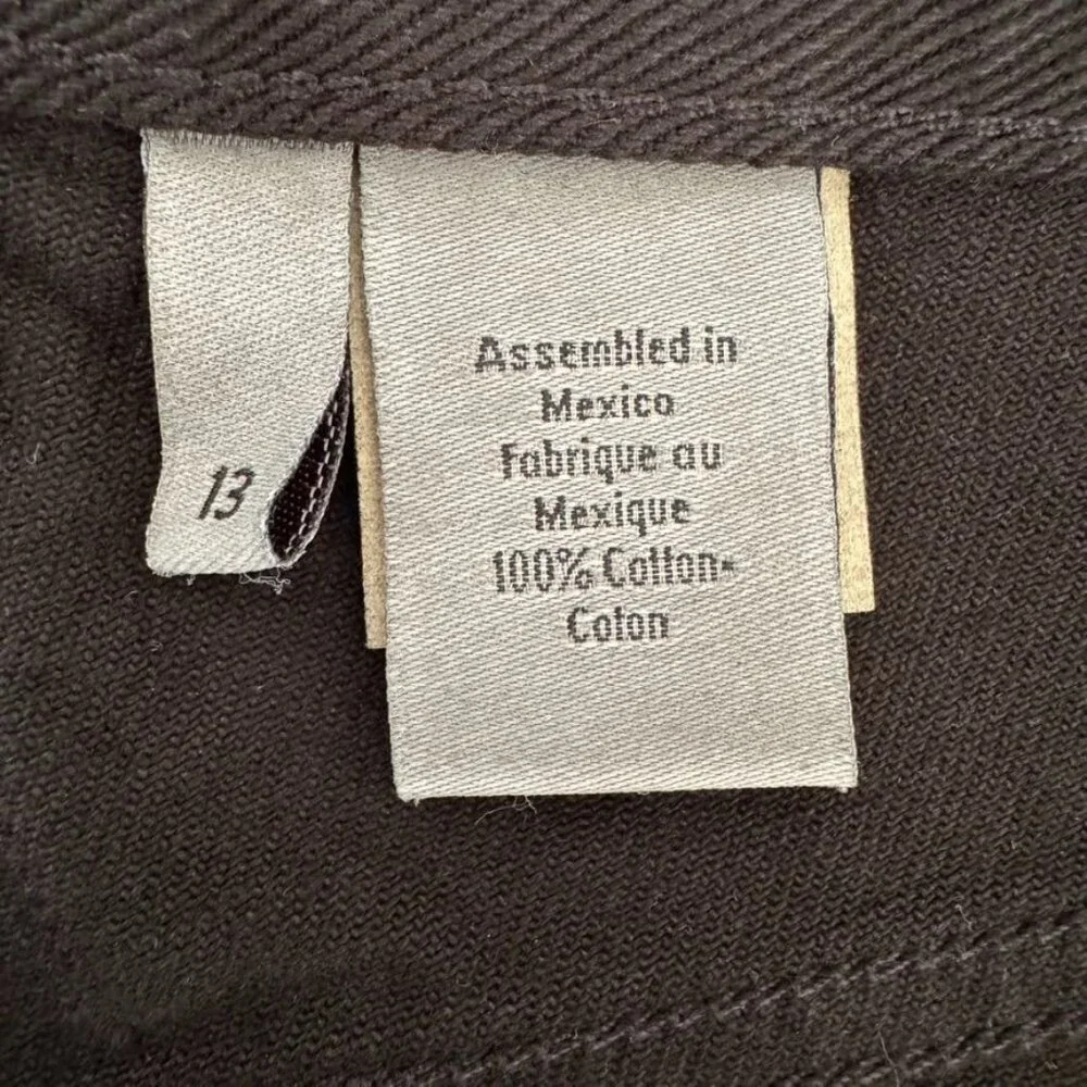 90s Vintage Calvin Klein Blackest Black Silver Tone Button Fly Straight Jeans